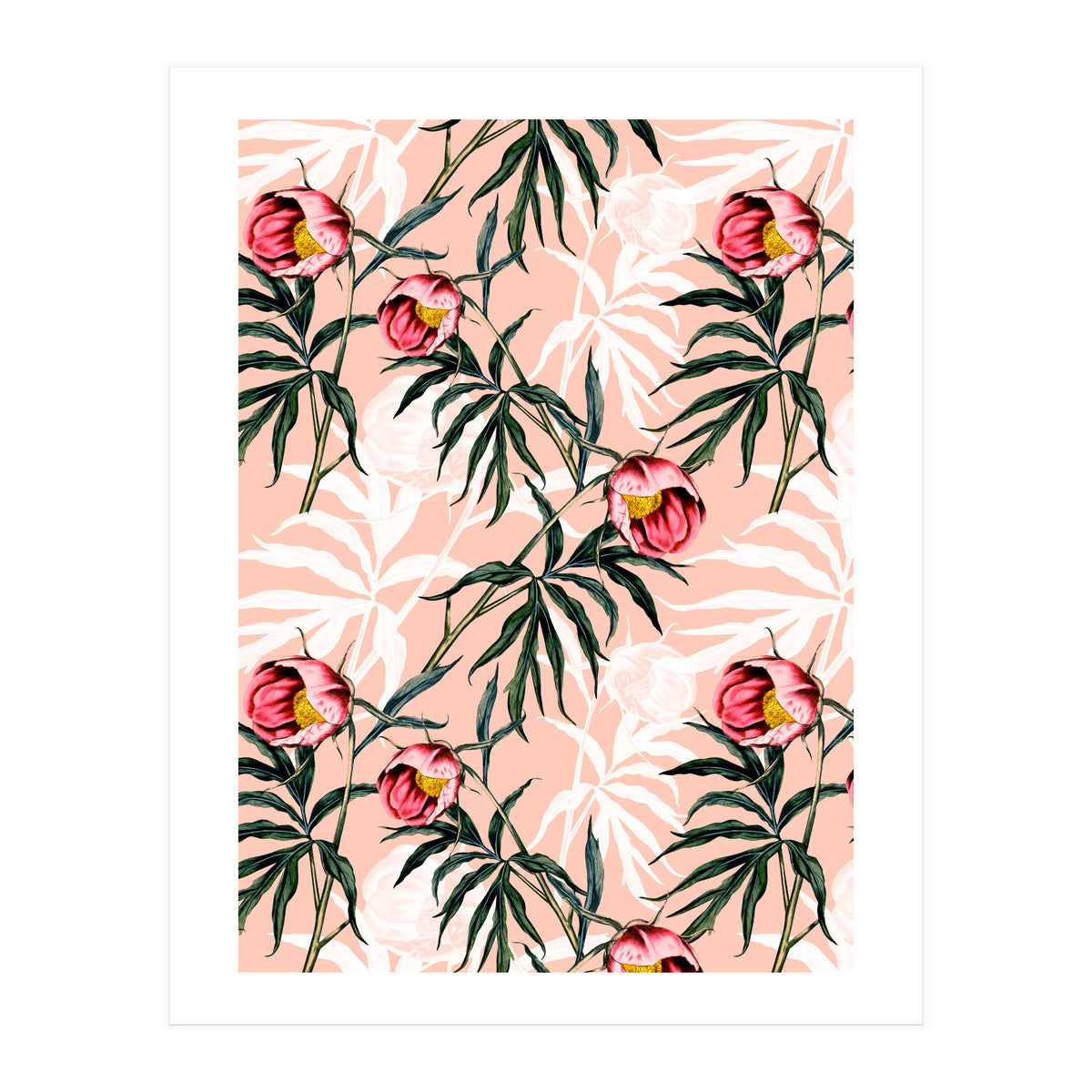 Flowery blooming pink (Print Only)