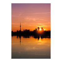 Leslie Street Spit Toronto Canada Sunset (Print Only)