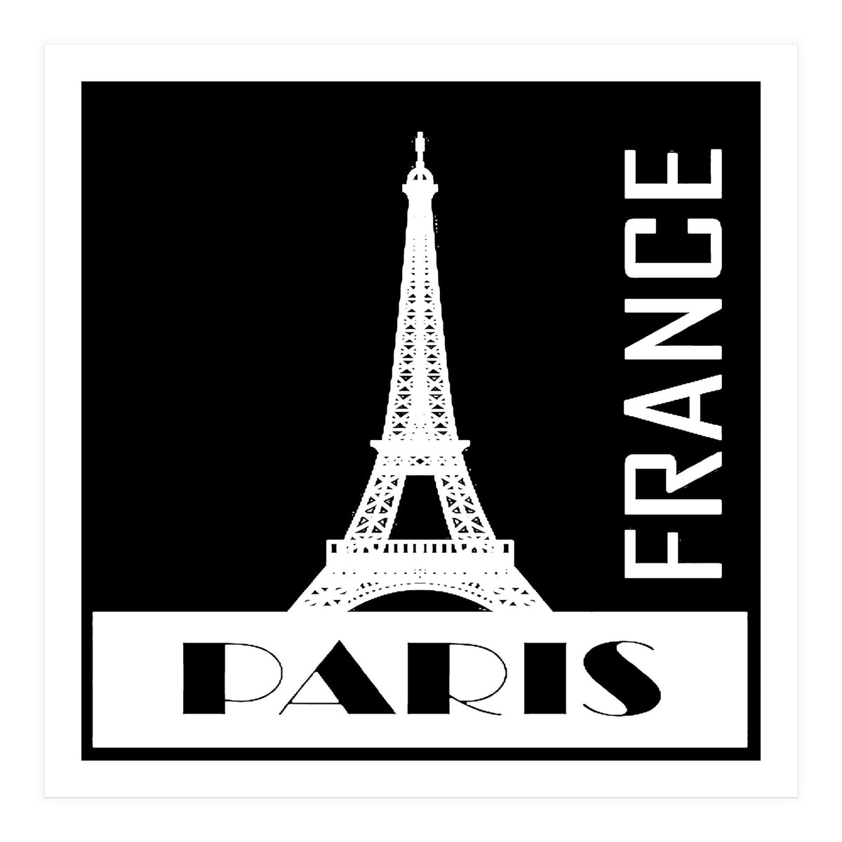 Travel Paris France Poster  (Print Only)