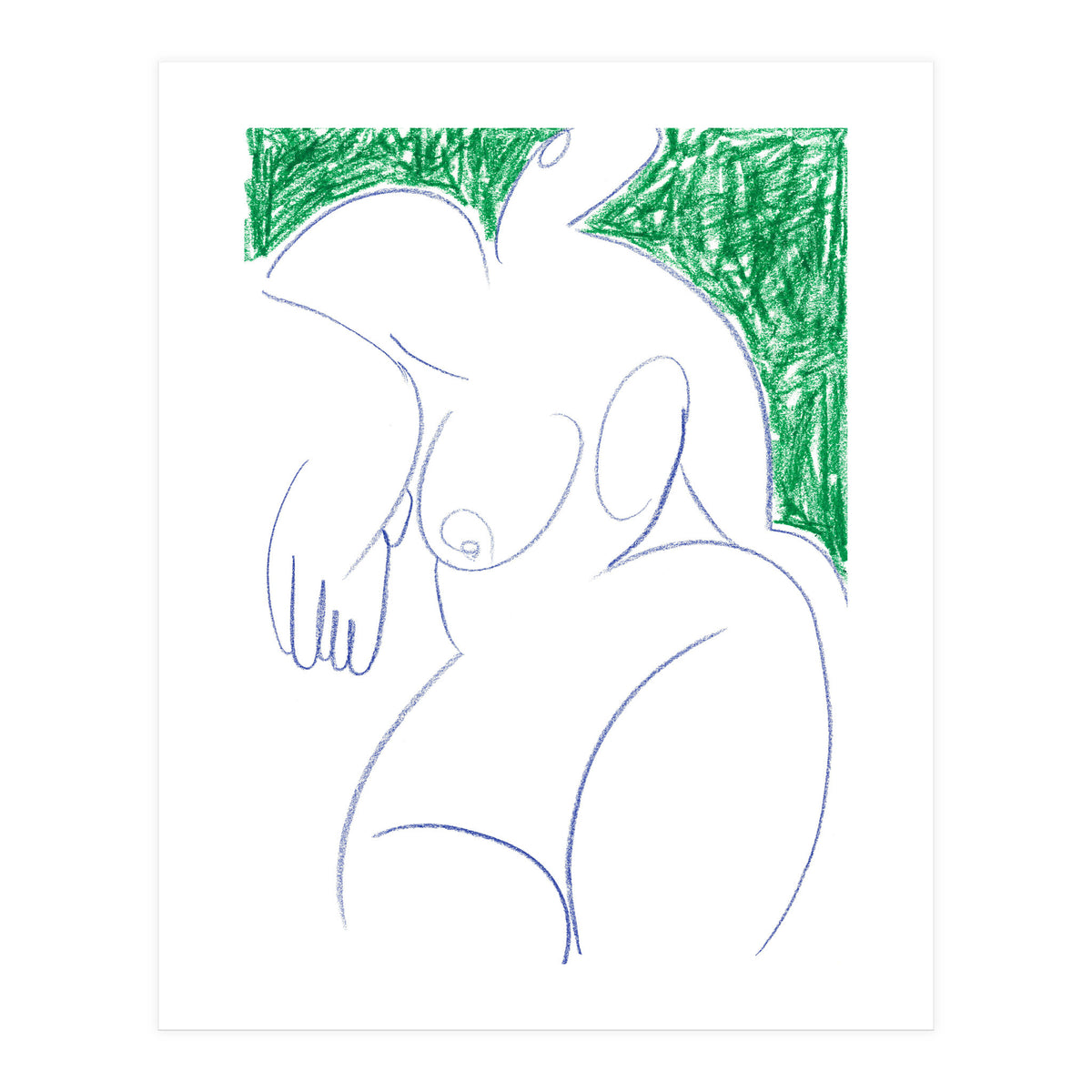 The Woman In The Green Room (Print Only)