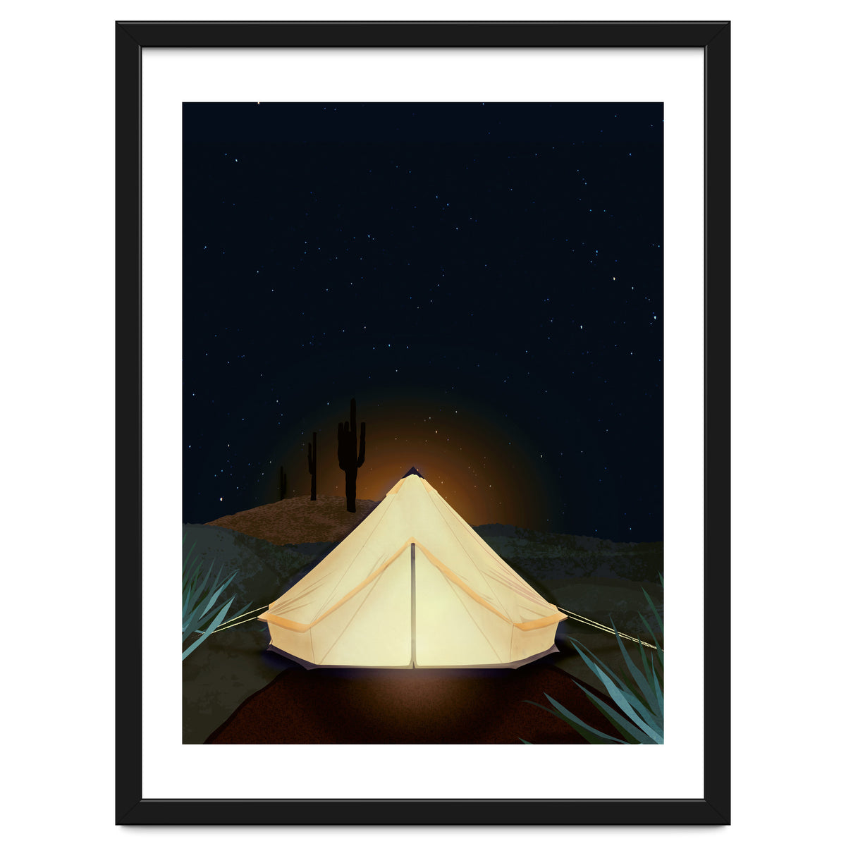 Tent at Night