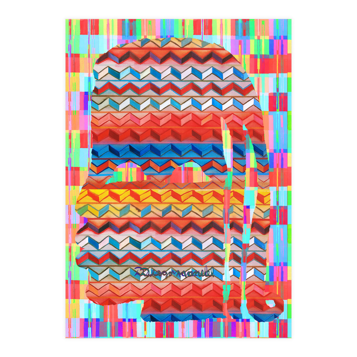 Abstracto Pop Nuevo B Nuevo 16 (Print Only)