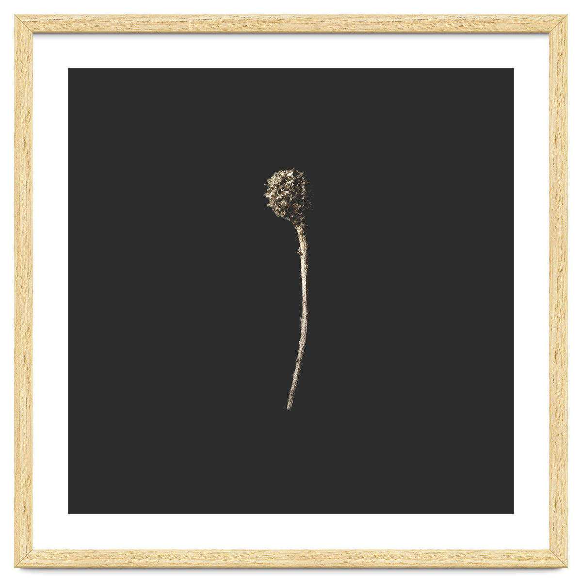 Simple Golden Botanical - Square