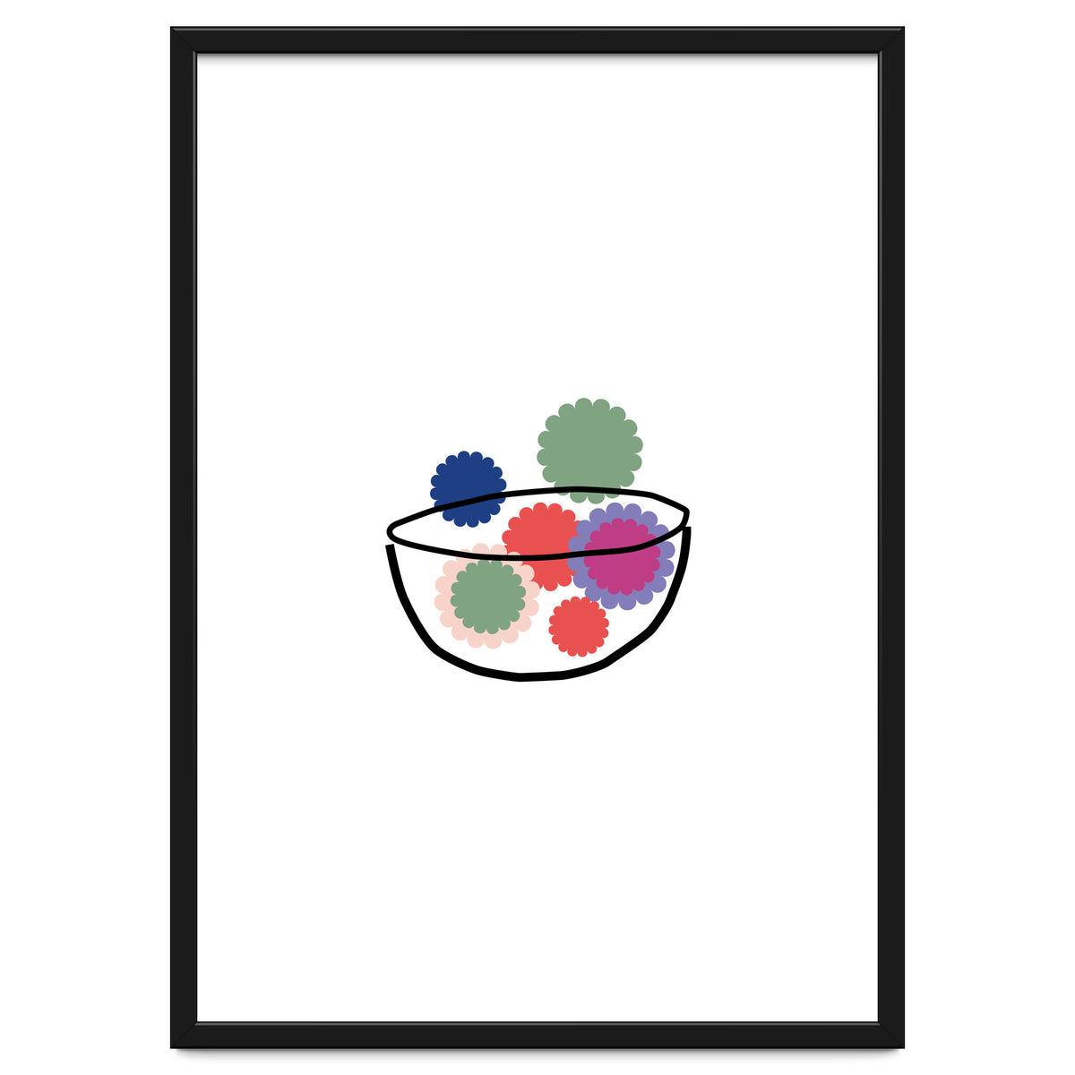 Fruits Or Flowers Rgb White