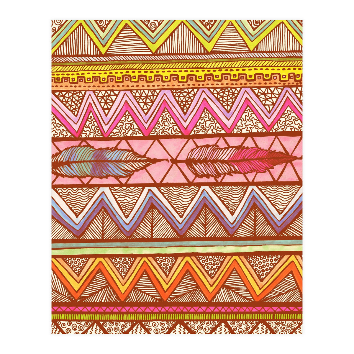 Two Feathers (Print Only)