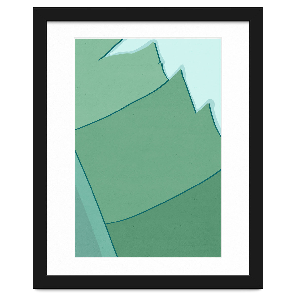 Abstract Banana Leaves Three - Greener Eden