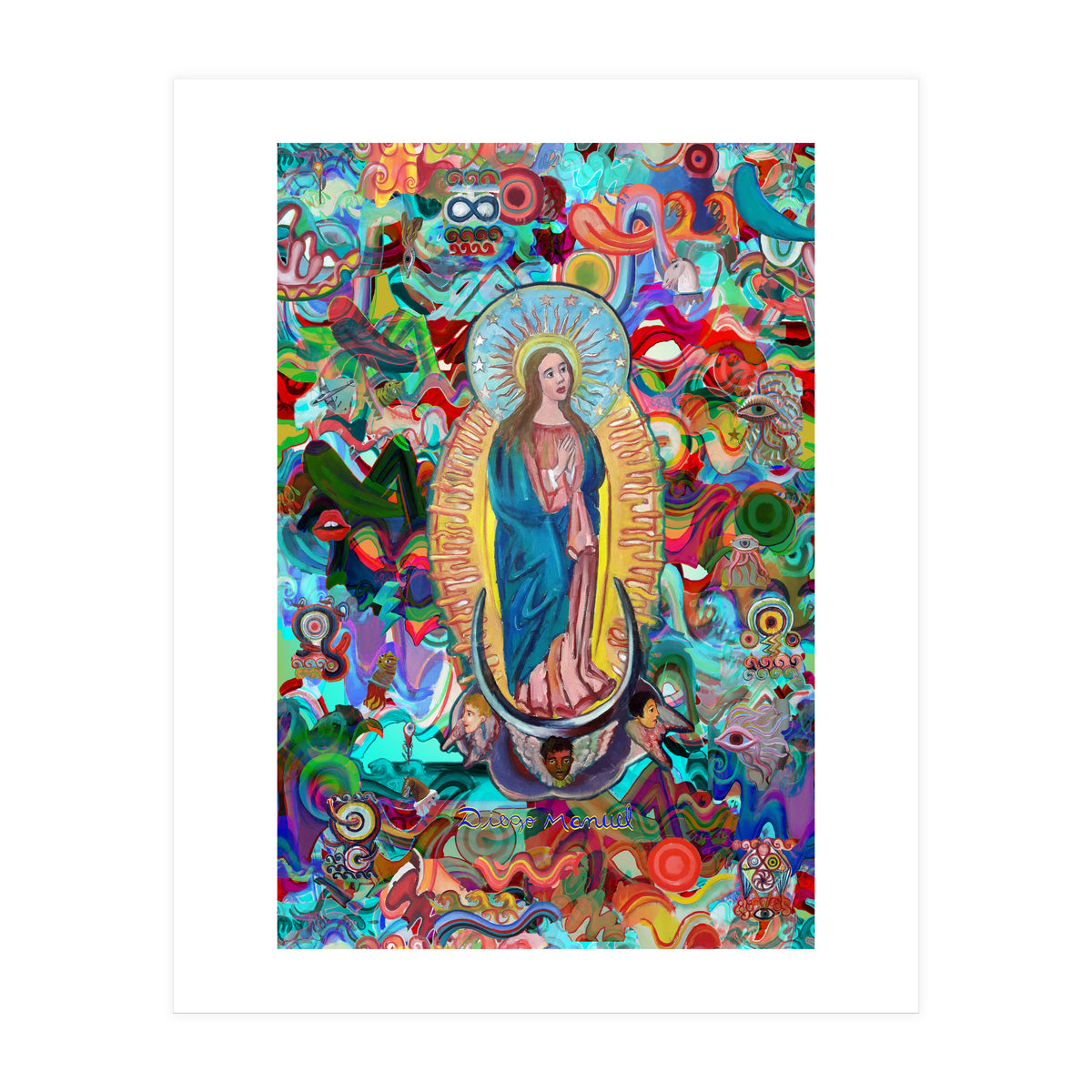 Virgen Y Graffiti 24 (Print Only)