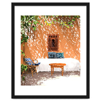 A Relaxed Afternoon | Tropical Summer Architecture | Buildings India Travel Bohemian Décor Painting