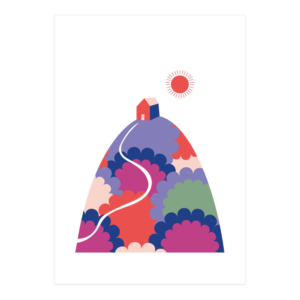 Dream House 1 Rgb  White (Print Only)