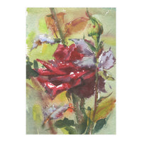 Spice Rose watercolor painting (Print Only)