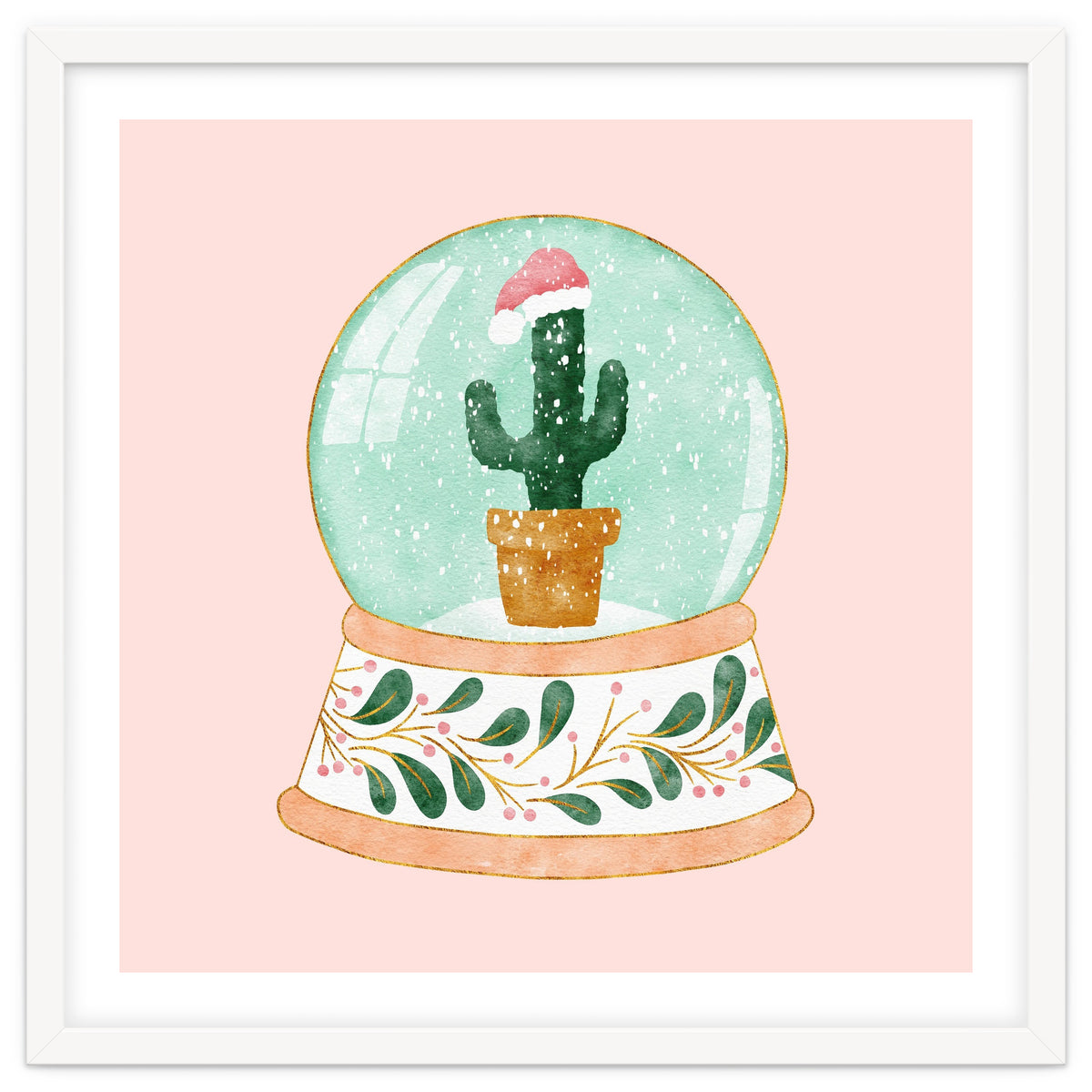 Cactus Snow Globe