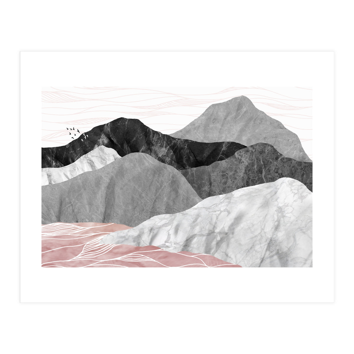Marble Landscape 02 (Print Only)