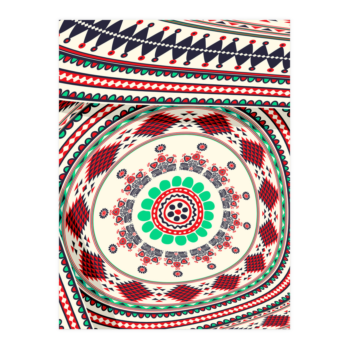 Romanian embroidery background 7 (Print Only)