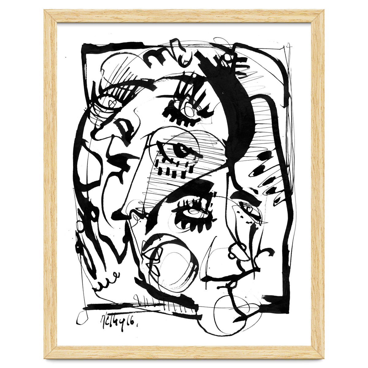 The Pretty People - b&w