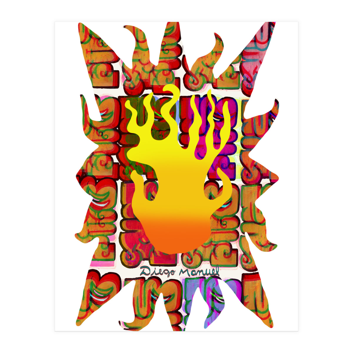 Fuego 4 Copia (Print Only)