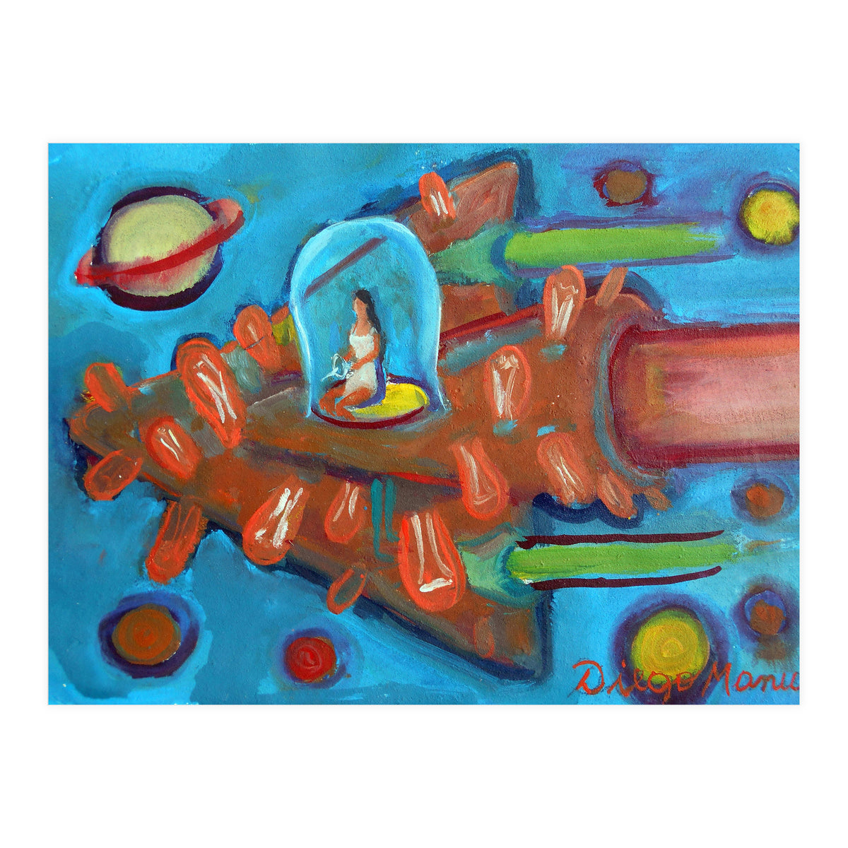 Viajera Del Espacio (Print Only)