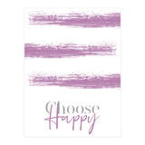 Text Art CHOOSE HAPPY | pink (Print Only) thumbnail