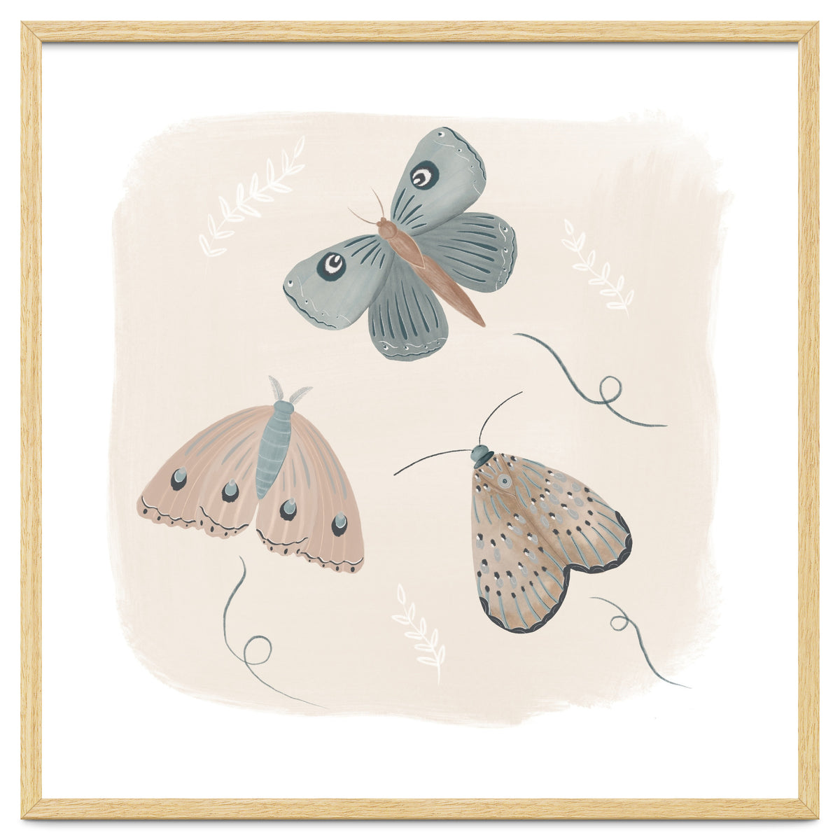 Moths in the moonlight