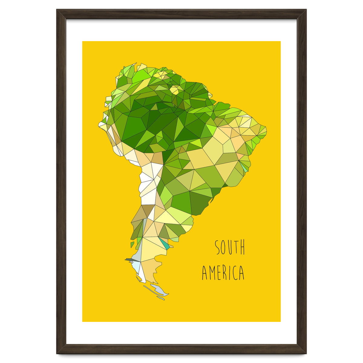 SOUTH AMERICA – Yellow