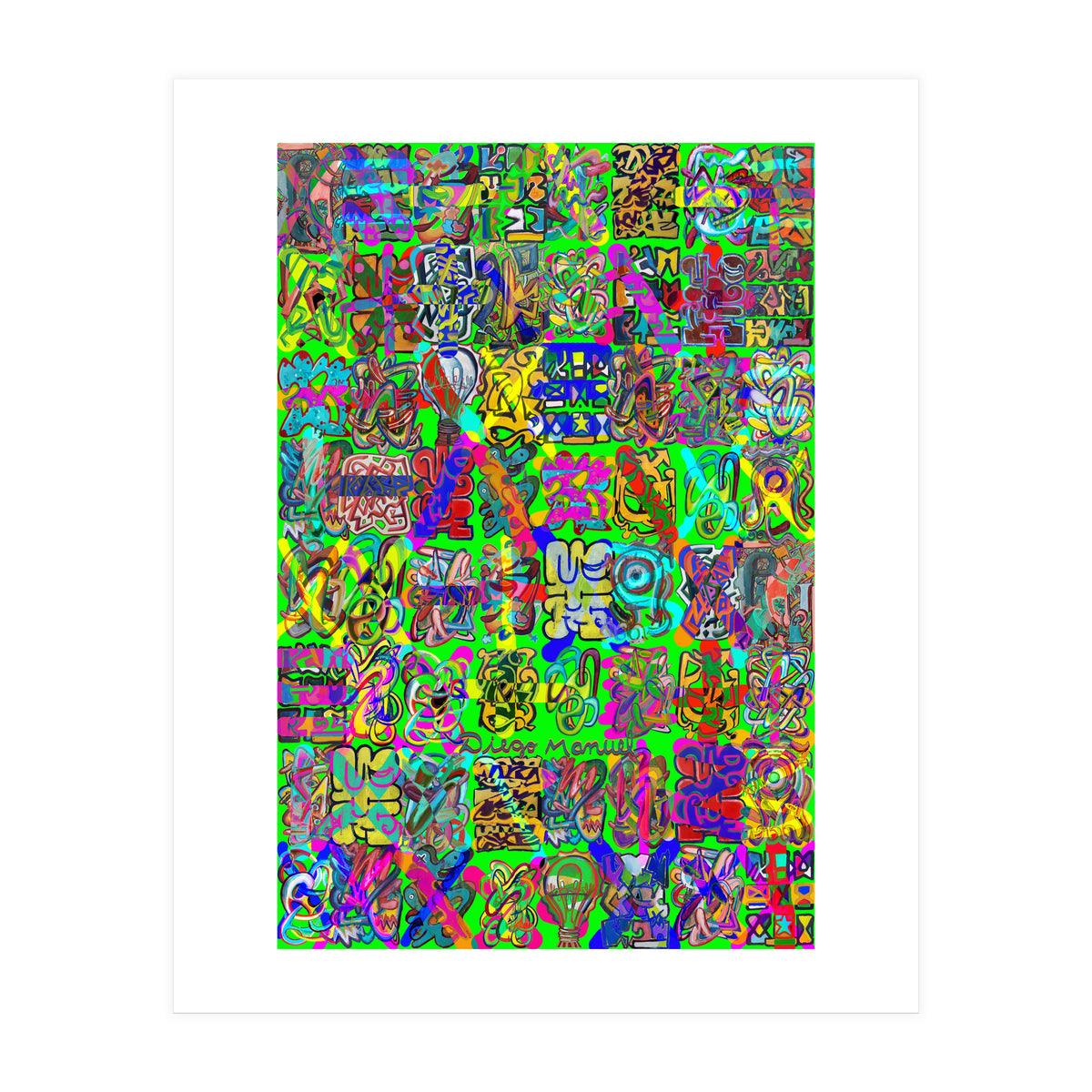 Graffitis 2021 Tapiz 107 (Print Only)