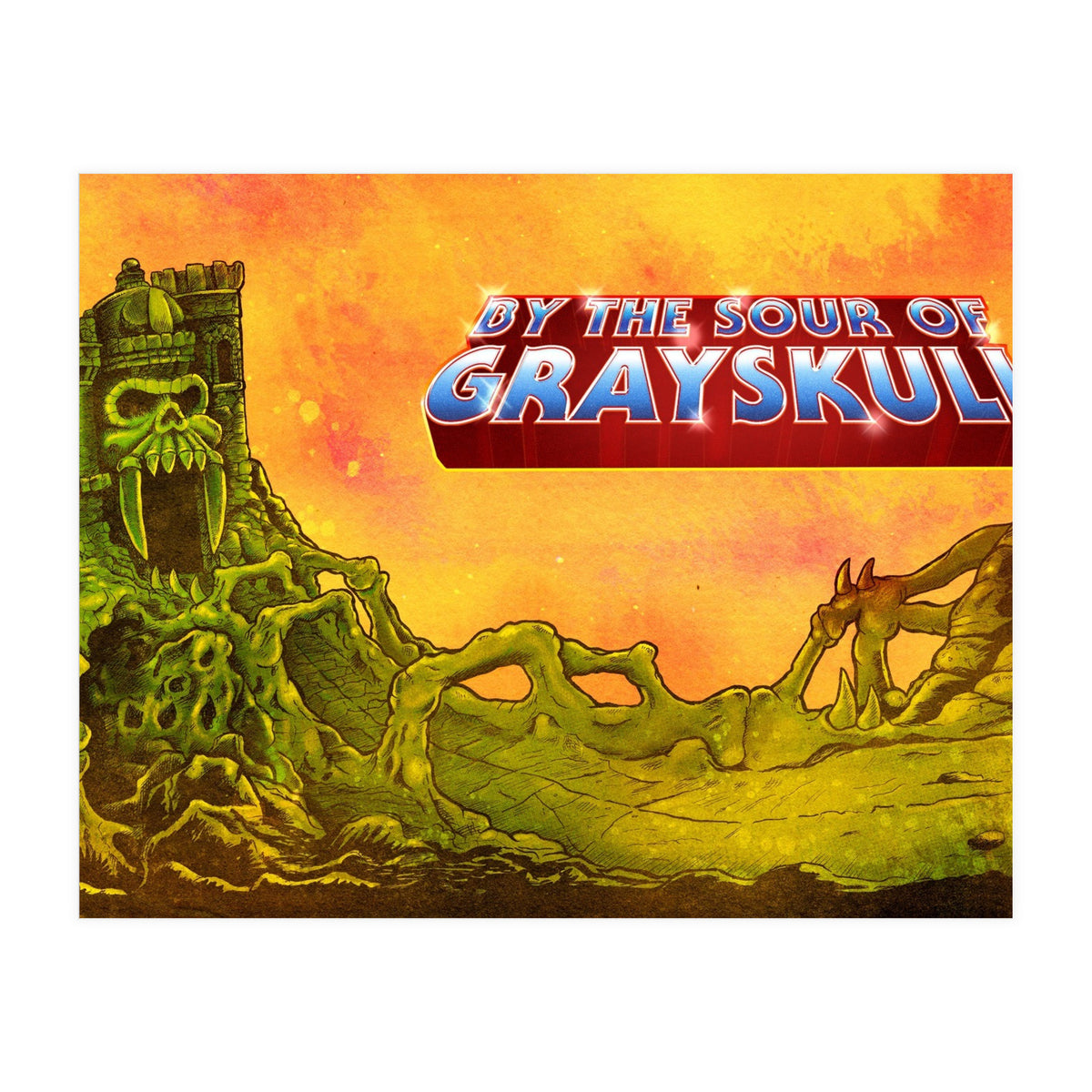 By The Sour Of Graykull - Steel City Brewery x Mega Collab - Grapefruit & Redcurrant Sour Beer (Print Only)