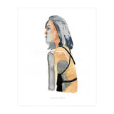 Untitled #13 - Woman in profile (Print Only) thumbnail