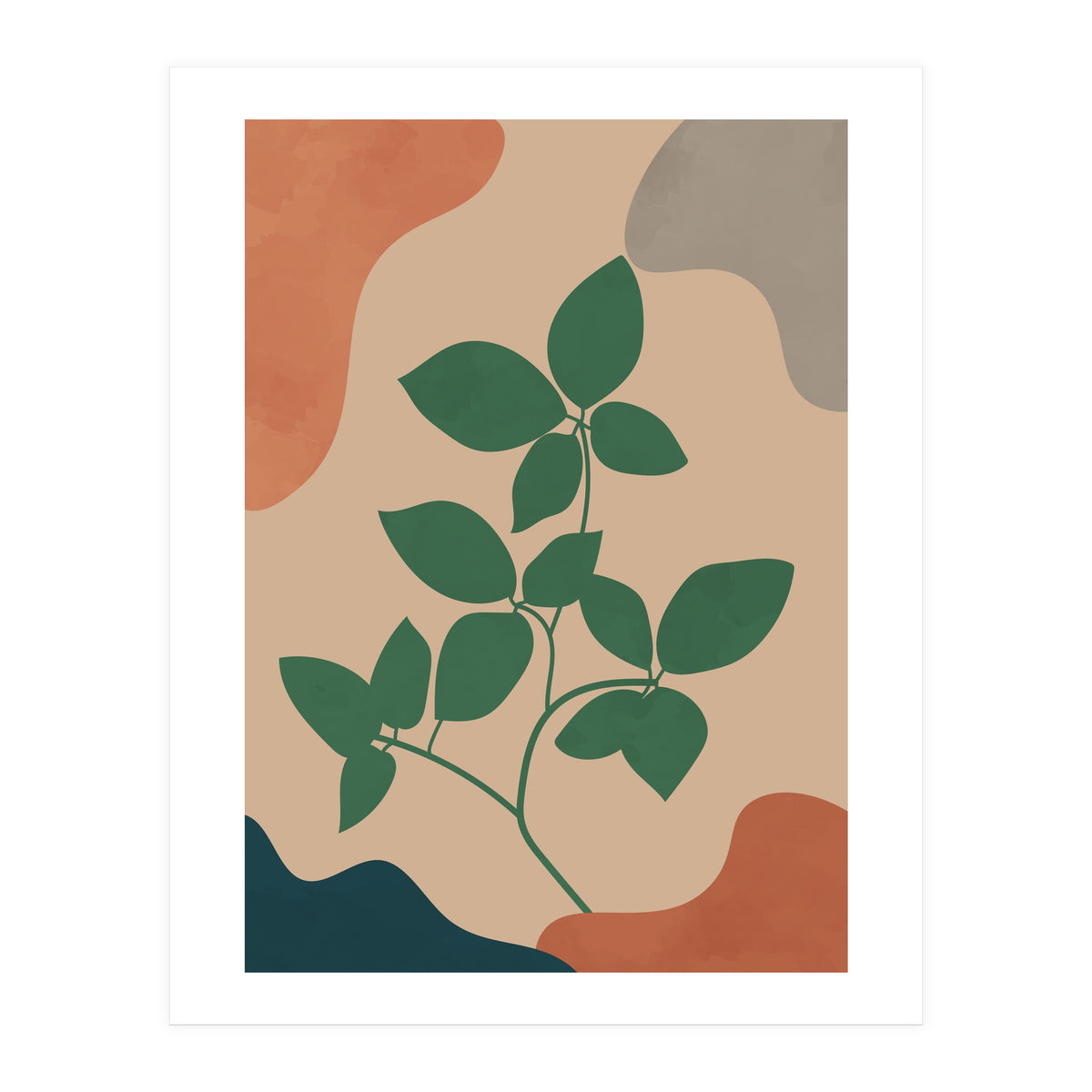 Botanical Neutral Earthy Tones (Print Only)