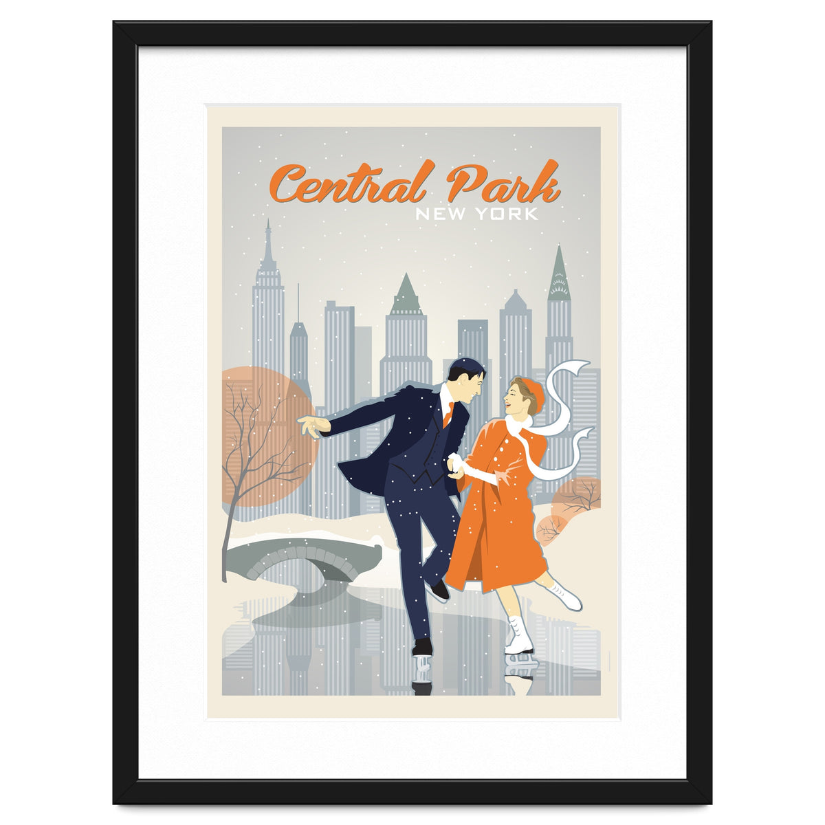 Skating in Central Park