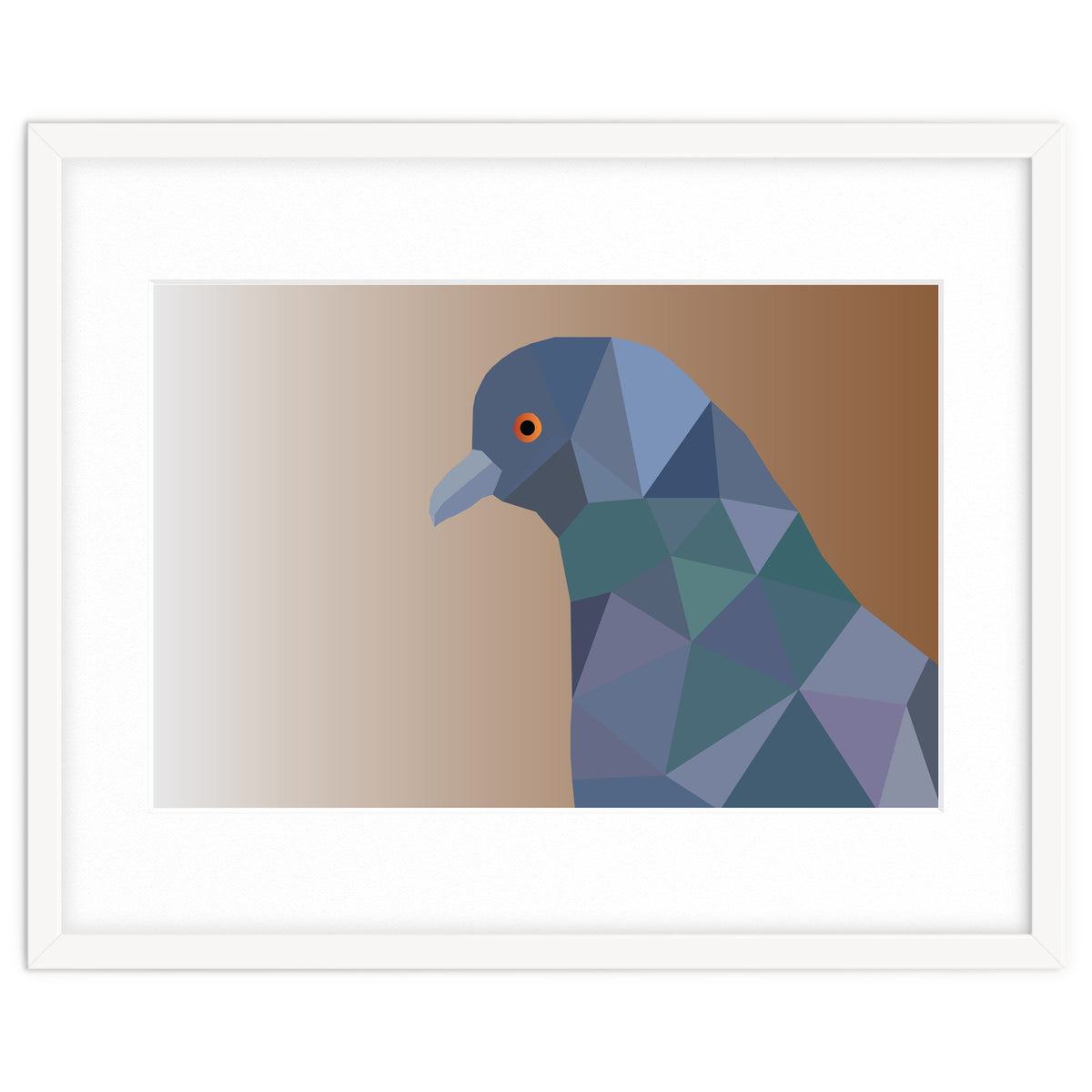 Pigeon Low Poly Art