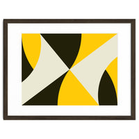 Geometric Shapes No. 4 - yellow, black & white