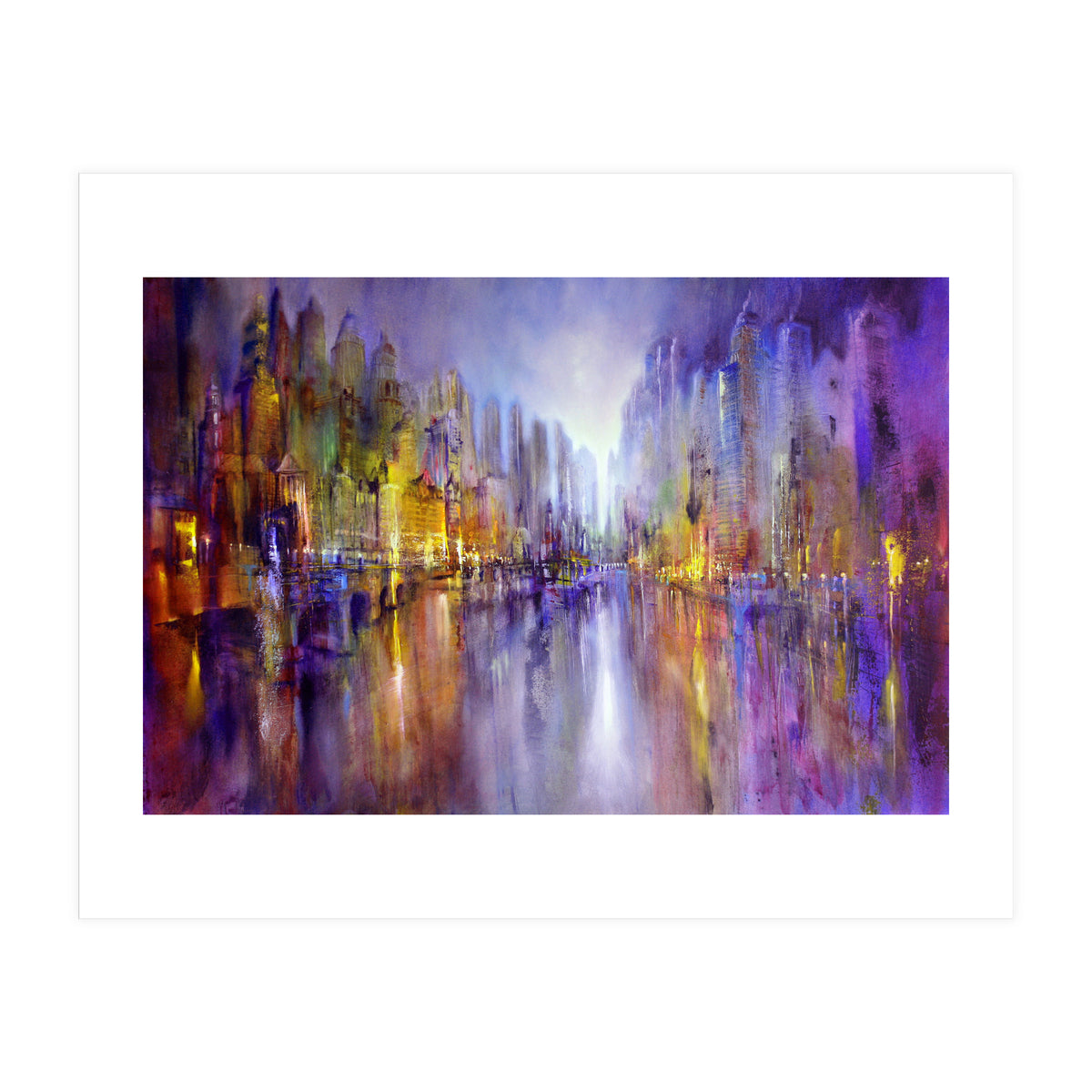 Stadt Am Fluss - city on the riverside (Print Only)