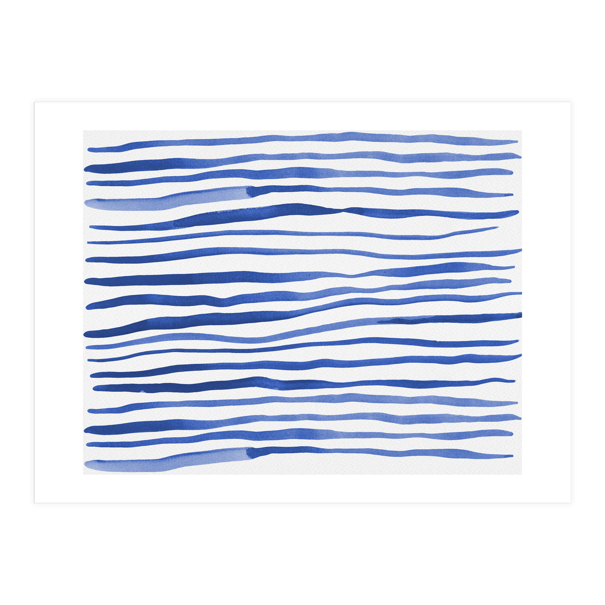 Irregular blue lines pattern (Print Only)