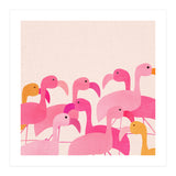Florida Flamingos (Print Only) thumbnail
