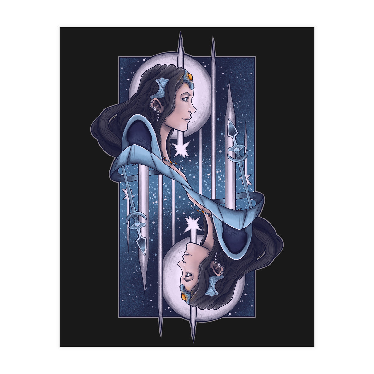 Moon's Priestess (Print Only)