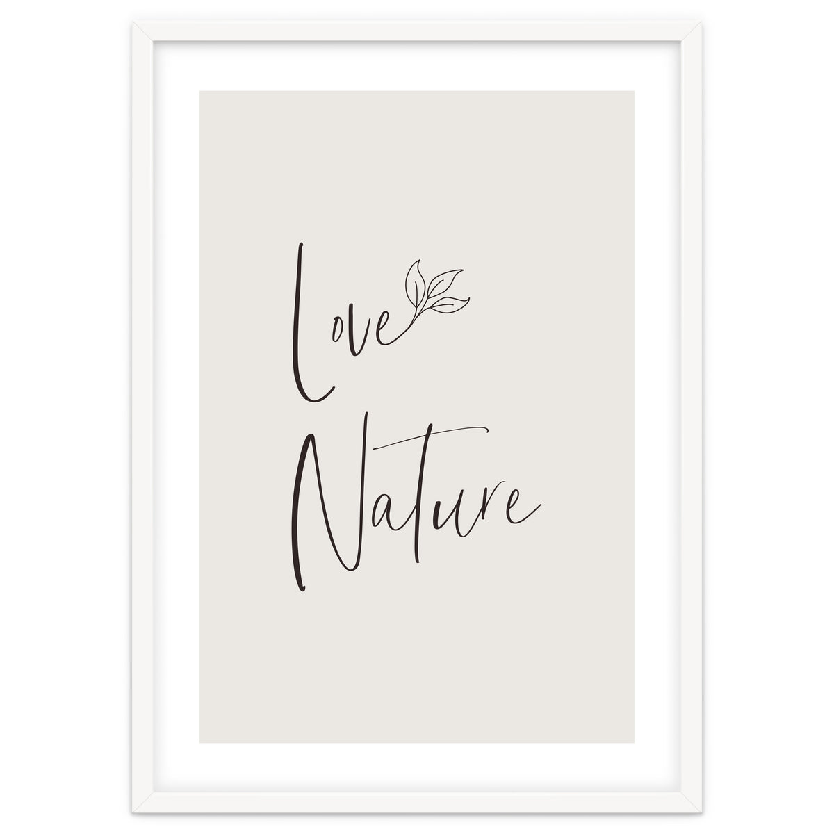 Love nature - minimalist