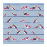 Colorful birds on a wire pattern (Print Only) thumbnail