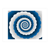 Blue Modern Floral Interior Design (Print Only) thumbnail