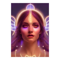 Purple Haze - Goddess of Light Digital Fantasy Artwork (Print Only)