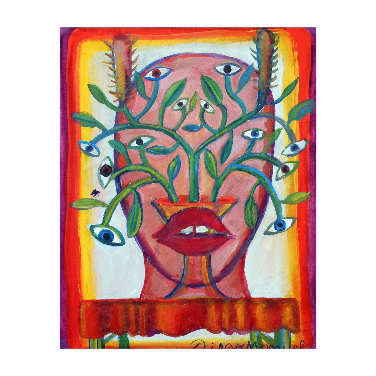 Cabeza De Mujer 5 Nueva (Print Only)