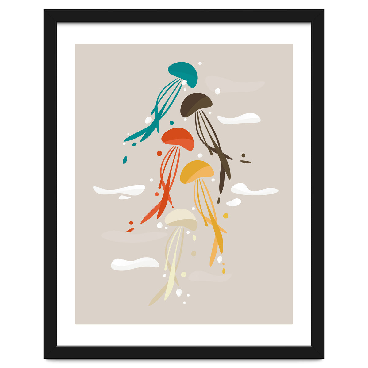 Jellyfish ascend the sky