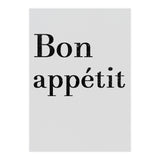 Bon Appétit, Grey (Print Only) thumbnail
