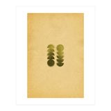 Green blurry geometric shapes (Print Only) thumbnail