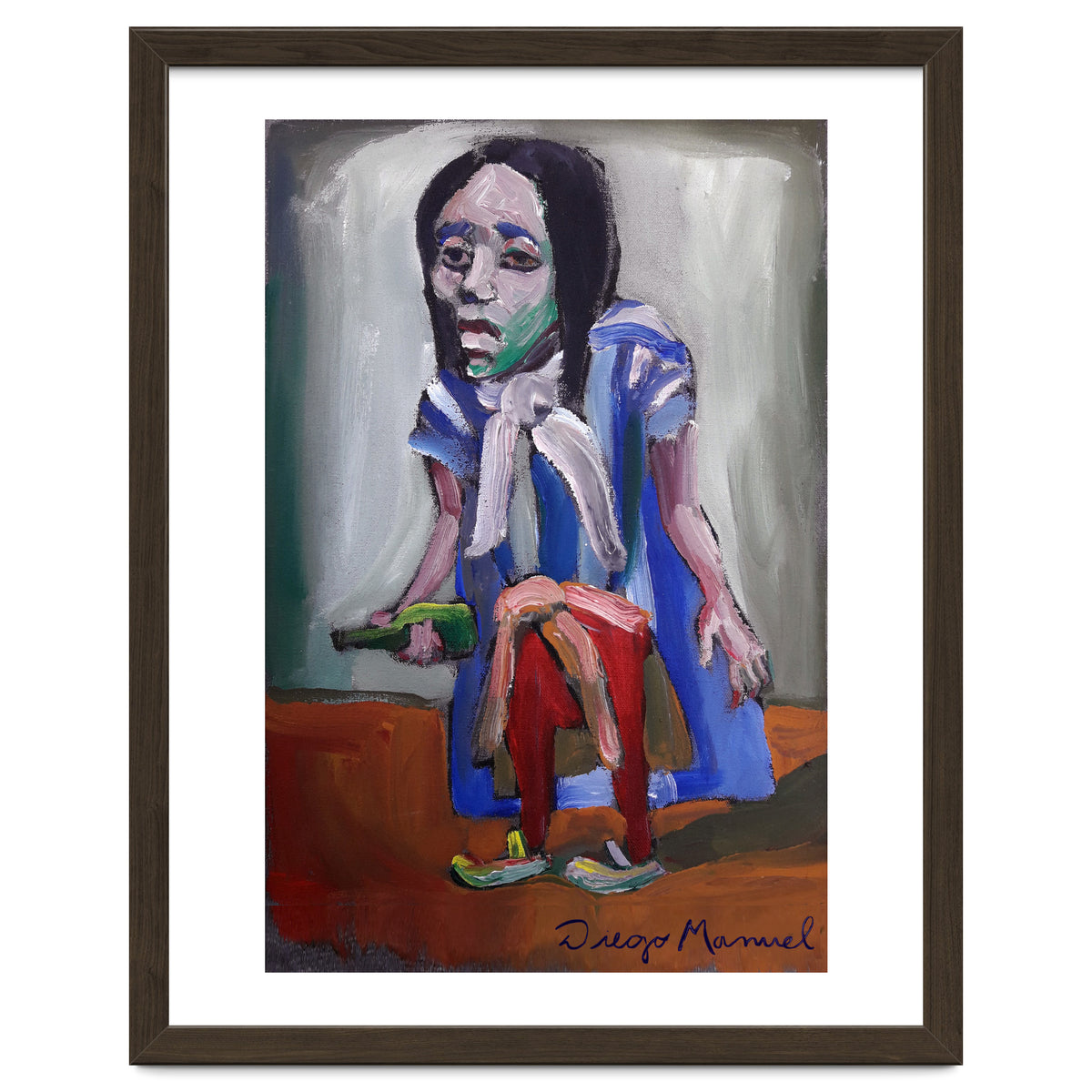 The fan, people from the neighborhood