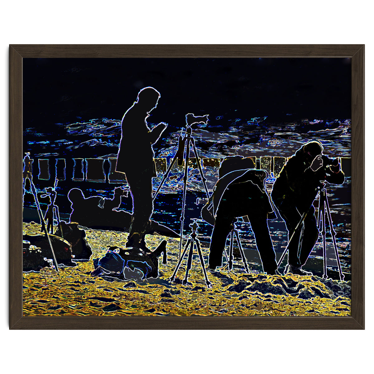 Photographers at the beach