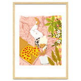 Pepperoni Pizza | Holiday Weekend Food Binge | Modern Bohemian Woman Reading in a Pastel Bedroom thumbnail