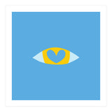 Heart Eye - BLUE (Print Only) thumbnail