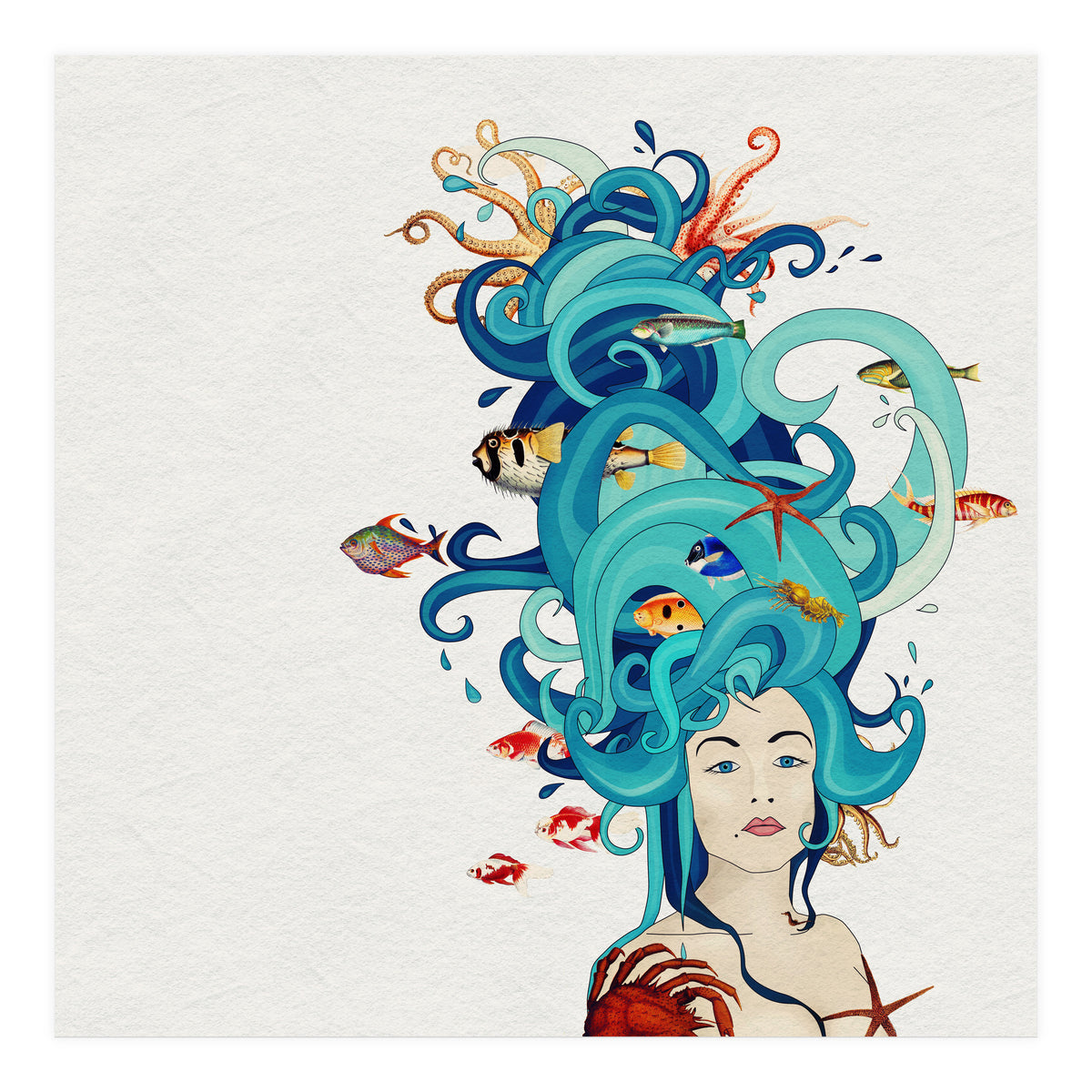 Rococo: The Mermaid (Print Only)