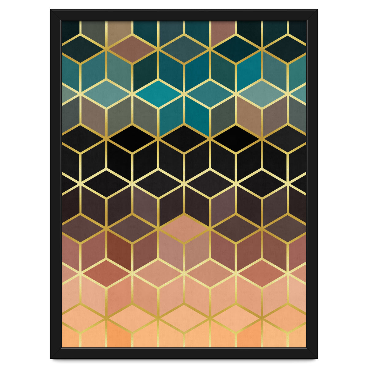 Colorful and golden pattern III