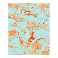 Flamingo + Sea Marble (Print Only)