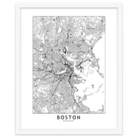 Boston White Map